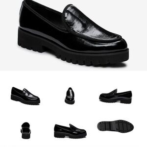 Donald Pliner Eclipse Patent Loafer.  Very gently used. Great condition.